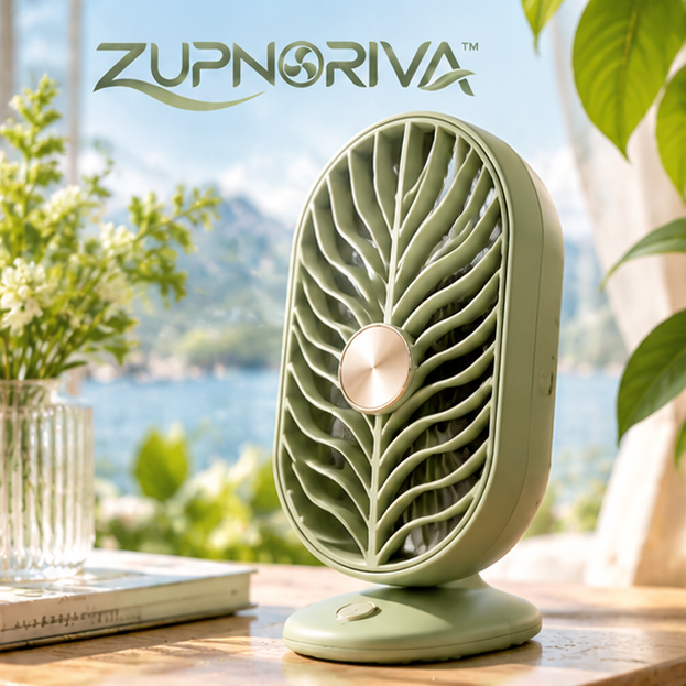 ZUPNORIVA™ LeafFlow Desk Fan