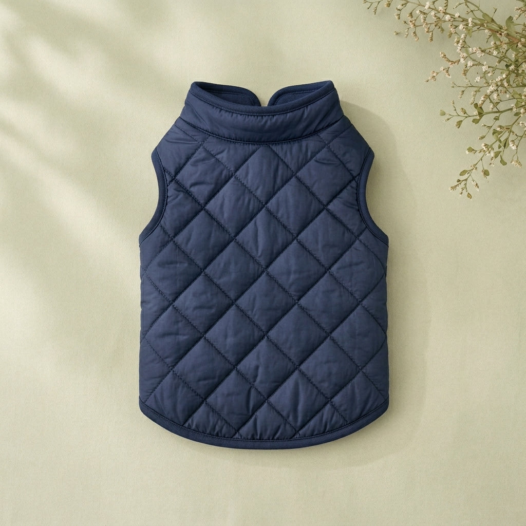 ZUPNORIVA™ Quilted Dog Vest – Lightweight Puffer Pet Jacket, Wind-Resistant Puppy Coat, Outdoor Dog Apparel
