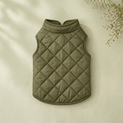 ZUPNORIVA™ Quilted Dog Vest – Lightweight Puffer Pet Jacket, Wind-Resistant Puppy Coat, Outdoor Dog Apparel