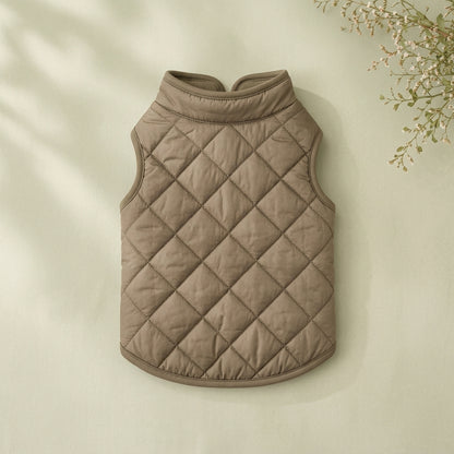 ZUPNORIVA™ Quilted Dog Vest – Lightweight Puffer Pet Jacket, Wind-Resistant Puppy Coat, Outdoor Dog Apparel